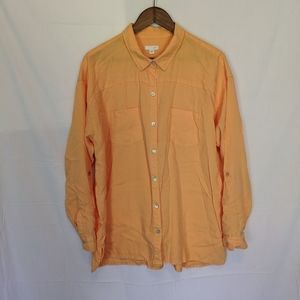 J. JILL Summerweight Button Down Shirt EC